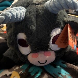 Bark Plush Dog Toy - Black and Blue